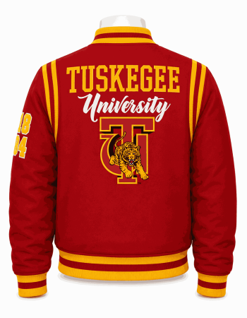 Tuskegee University Style Varsity Jacket - Unisex