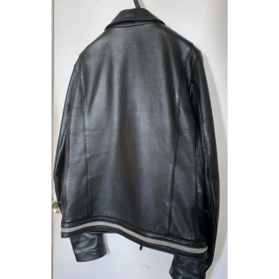 Undercover Black Leather Rider Jacket