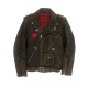 Undercover But BeautifulStudded Vintage Leather Jacket