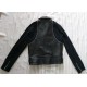 Undercover Hybrid Cotton-Leather Black Jacket