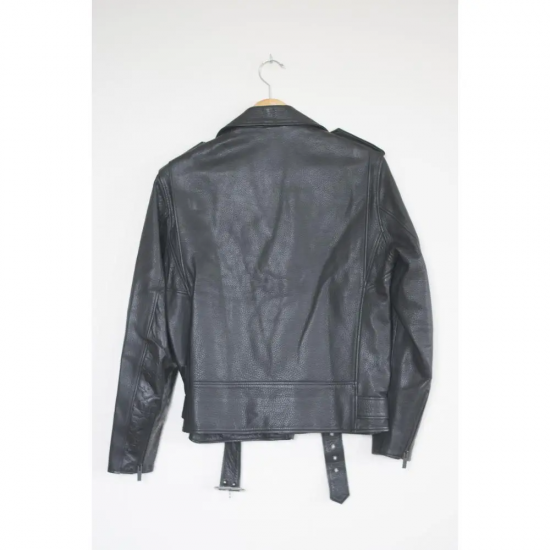 Undercover UC Melting Pot Star Embroidered Rider Black Jacket