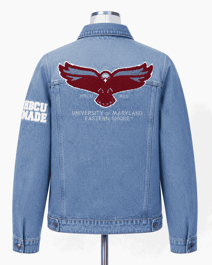 University of Maryland Eastern Shore Style Denim Jacket - Unisex