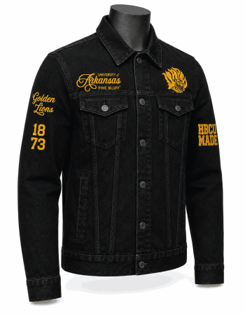 University of Arkansas Pine Bluff Style Denim Jacket - Unisex
