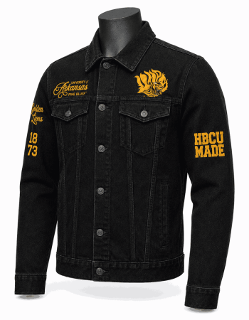 University of Arkansas Pine Bluff Style Denim Jacket - Unisex