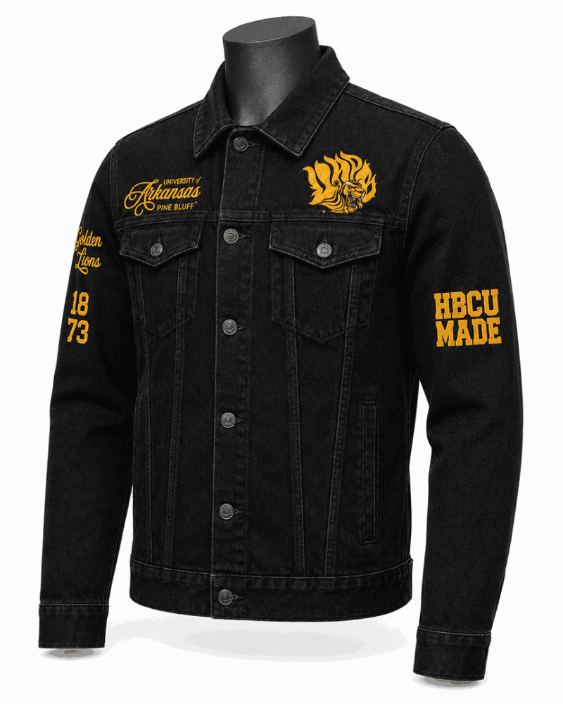 University of Arkansas Pine Bluff Style Denim Jacket - Unisex