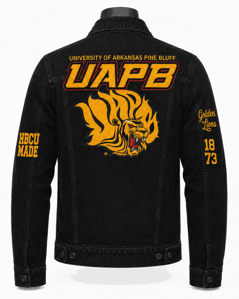 University of Arkansas Pine Bluff Style Denim Jacket - Unisex