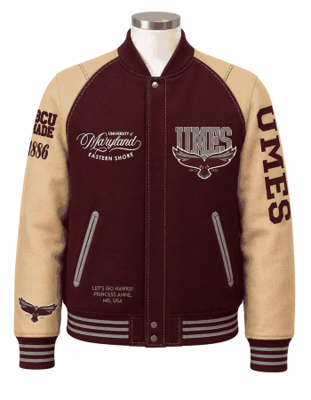 University of Maryland Eastern Shore Style Varsity Jacket - Unisex