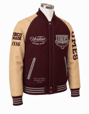 University of Maryland Eastern Shore Style Varsity Jacket - Unisex