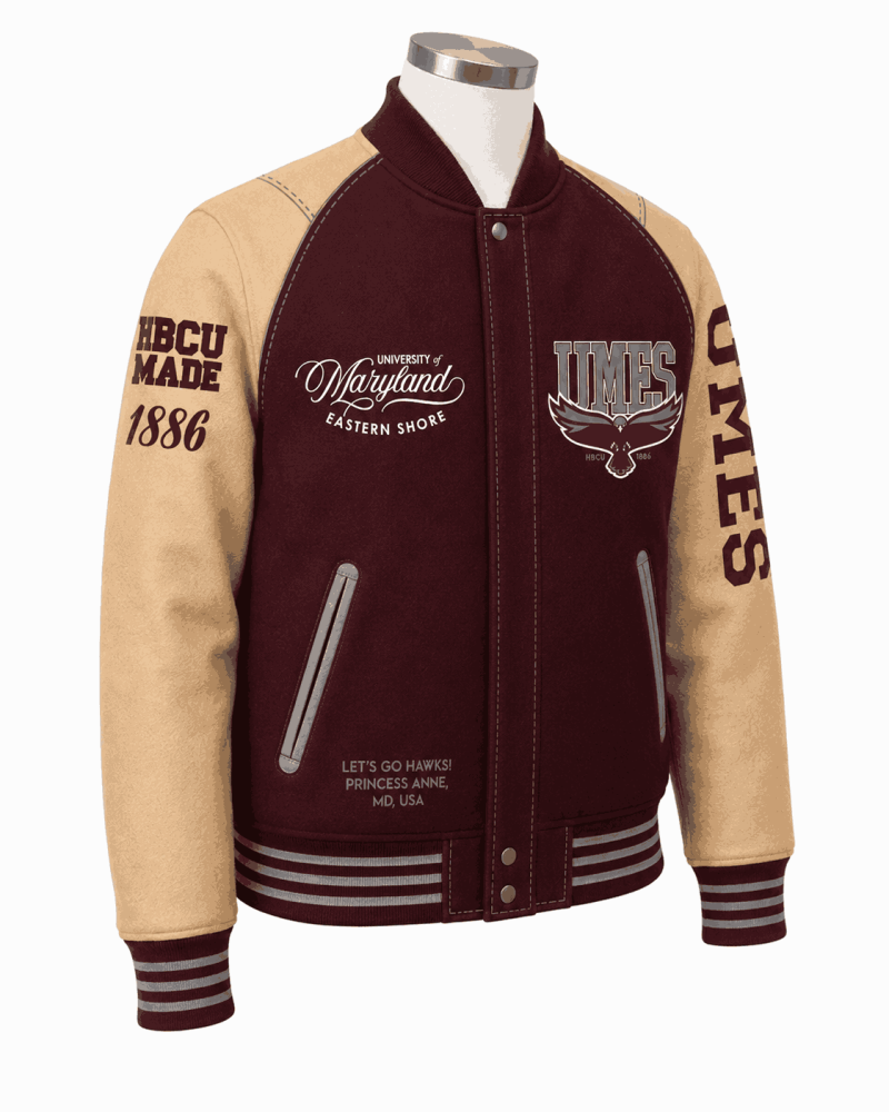 University of Maryland Eastern Shore Style Varsity Jacket - Unisex