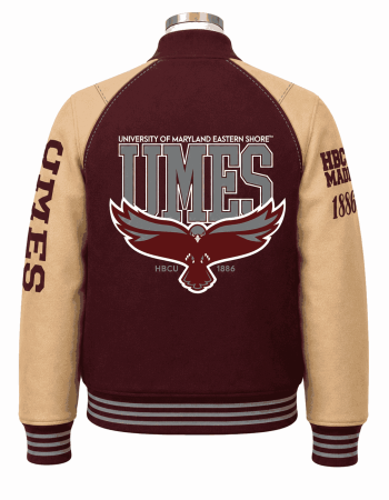 University of Maryland Eastern Shore Style Varsity Jacket - Unisex