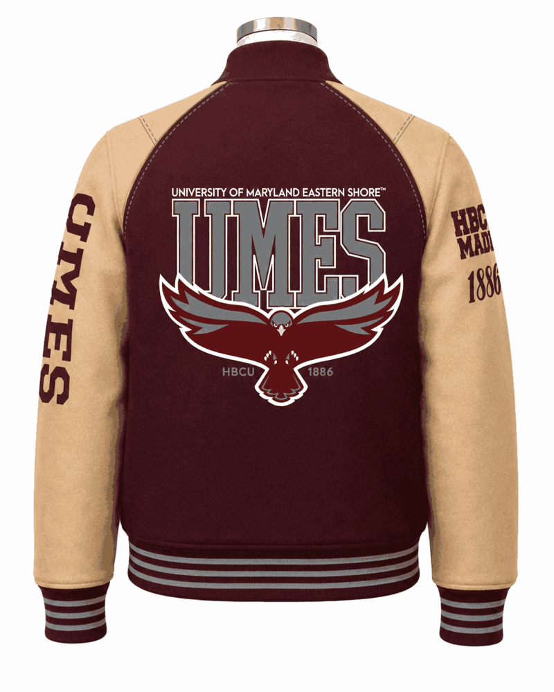 University of Maryland Eastern Shore Style Varsity Jacket - Unisex