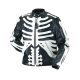 Vanson Skeleton Bones Black Leather Jacket