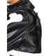 Vanson Skeleton Bones Black Leather Jacket