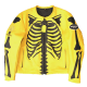 Vanson Skeleton Yellow Leather Jacket