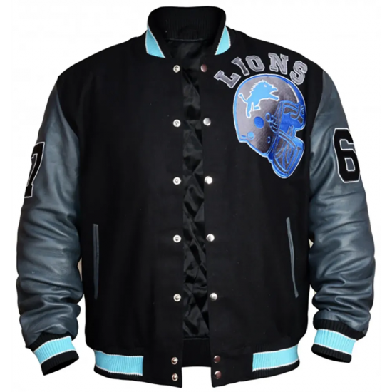 Venom Let There Be Carnage Tom Hardy Detroit Lions Hill Cop Jacket
