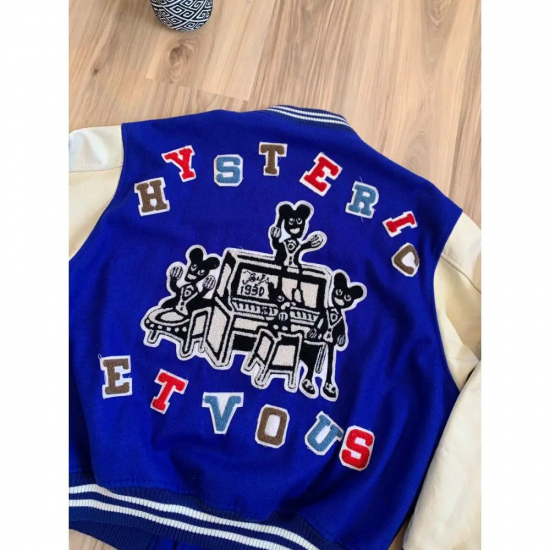 Vintage 80's Toys Blue Varsity Jacket Louis Marx