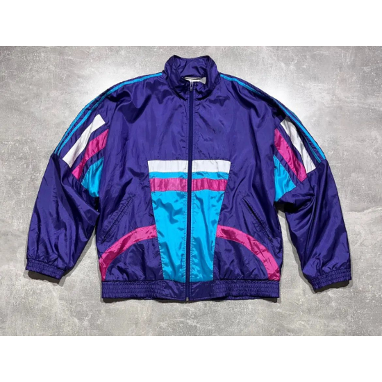 Vintage 90s Oversized Blue Y2K Style Jacket