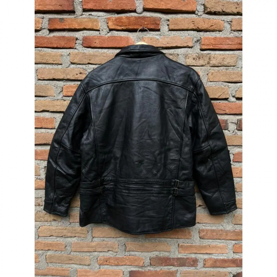 Vintage Harley Davidson Black Leather Jacket