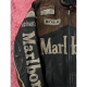 Vintage Marlboro Racing Brown Leather Jacket