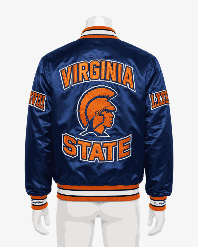 Virginia State University Style Satin Jacket