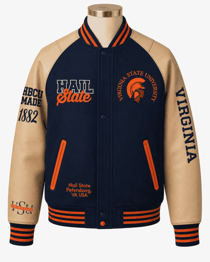 Virginia State University Trojan Style Sport Jacket - Unisex