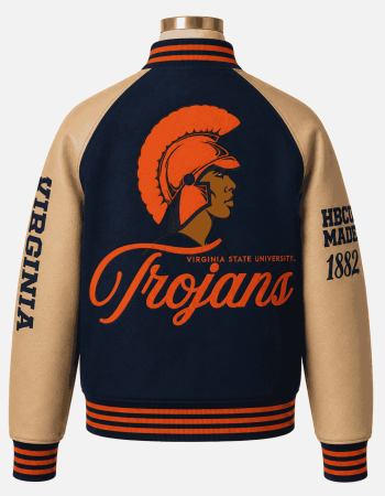 Virginia State University Trojan Style Sport Jacket - Unisex