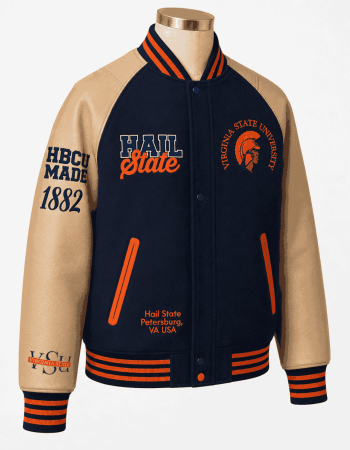 Virginia State University Trojan Style Sport Jacket - Unisex
