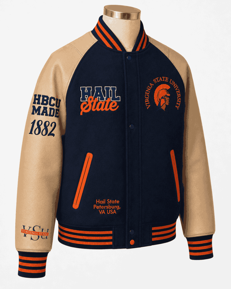 Virginia State University Trojan Style Sport Jacket - Unisex