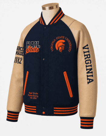 Virginia State University Trojan Style Sport Jacket - Unisex
