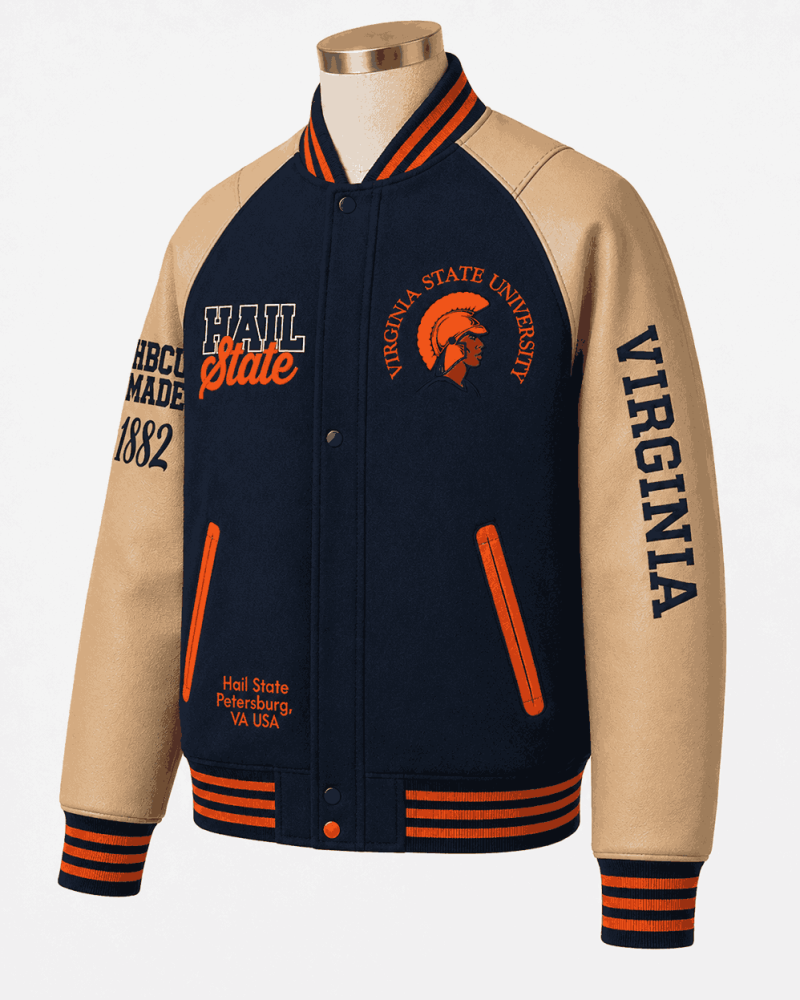 Virginia State University Trojan Style Sport Jacket - Unisex