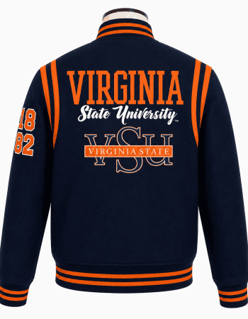 Virginia State University Style Varsity Jacket - Unisex