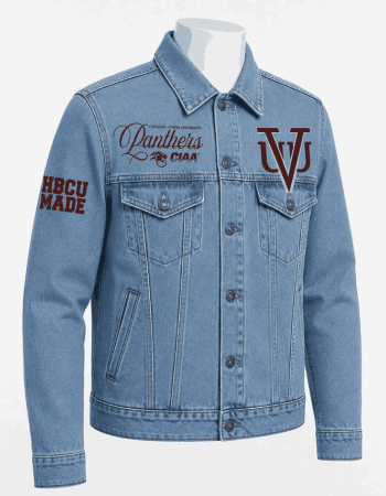 Virginia Union University Style Denim Jacket - Unisex Virginia Union University Style Denim Jacket - Unisex