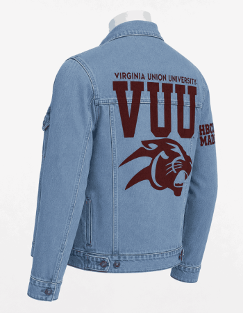 Virginia Union University Style Denim Jacket - Unisex Virginia Union University Style Denim Jacket - Unisex