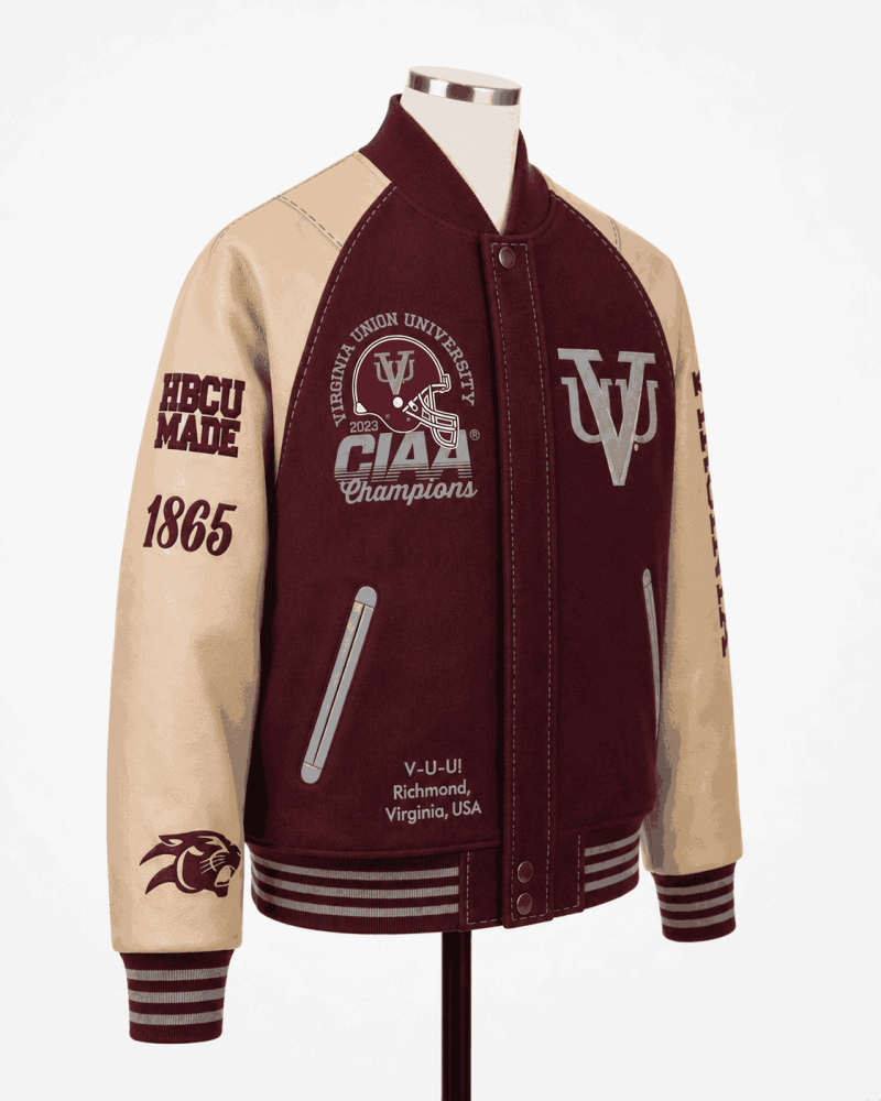 Virginia Union University Style Varsity Jacket - Unisex