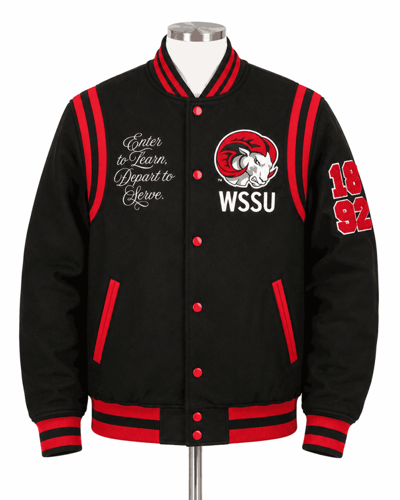 WSSU University Style Varsity Jacket - Unisex