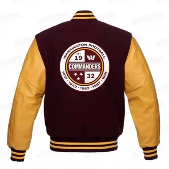 Washington Commanders Letterman W Jacket