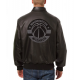 Washington Wizards Printed Leather Black Jacket
