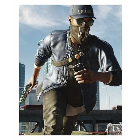 Watch Dogs 2 Dedsec Marcus Holloway Cosplay Bomber Jacket