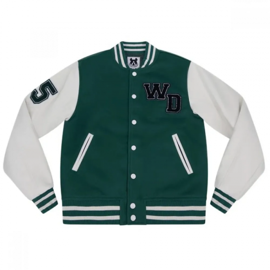 Wicked Letterman Green Varsity Jacket