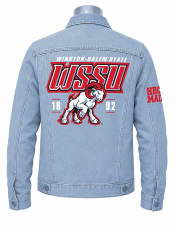 Winston-Salem State University Style Denim Jacket - Unisex