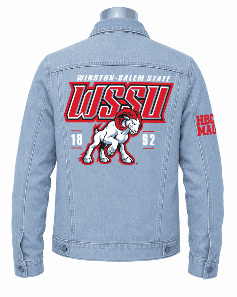 Winston-Salem State University Style Denim Jacket - Unisex