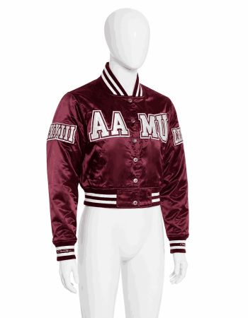 Women's Alabama A&M University Style Satin Jacket