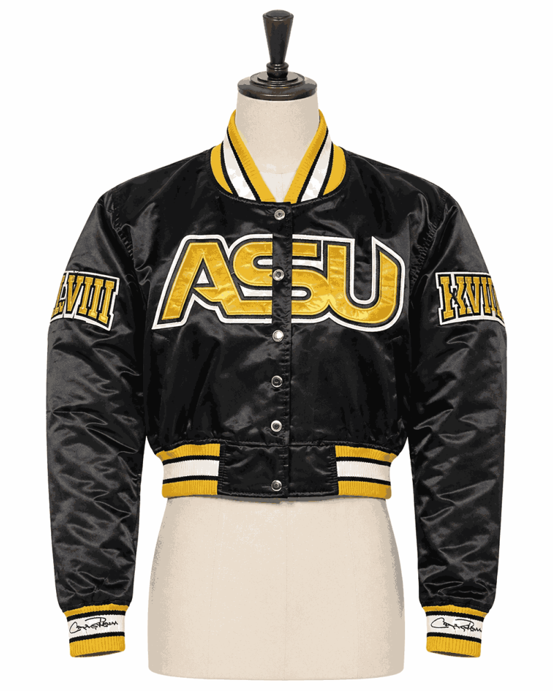 Women's Alabama State University Style Satin Jacket