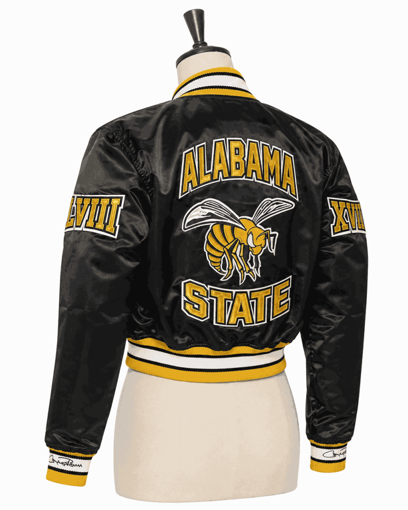 Women's Alabama State University Style Satin Jacket