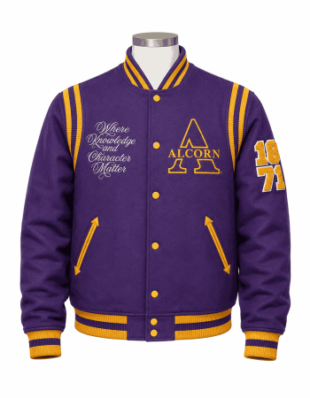Women's Alcorn State University Style Varsity Wool Jacket