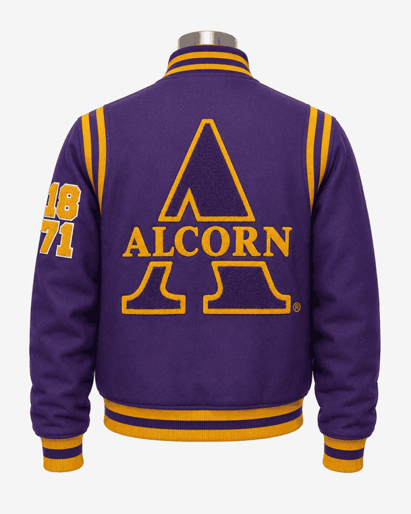 Women's Alcorn State University Style Varsity Wool Jacket