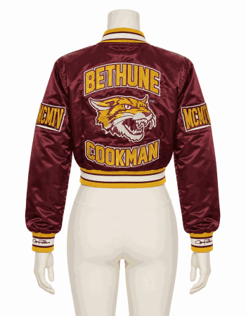 Women's Bethune Cookman University Style Satin Jacket