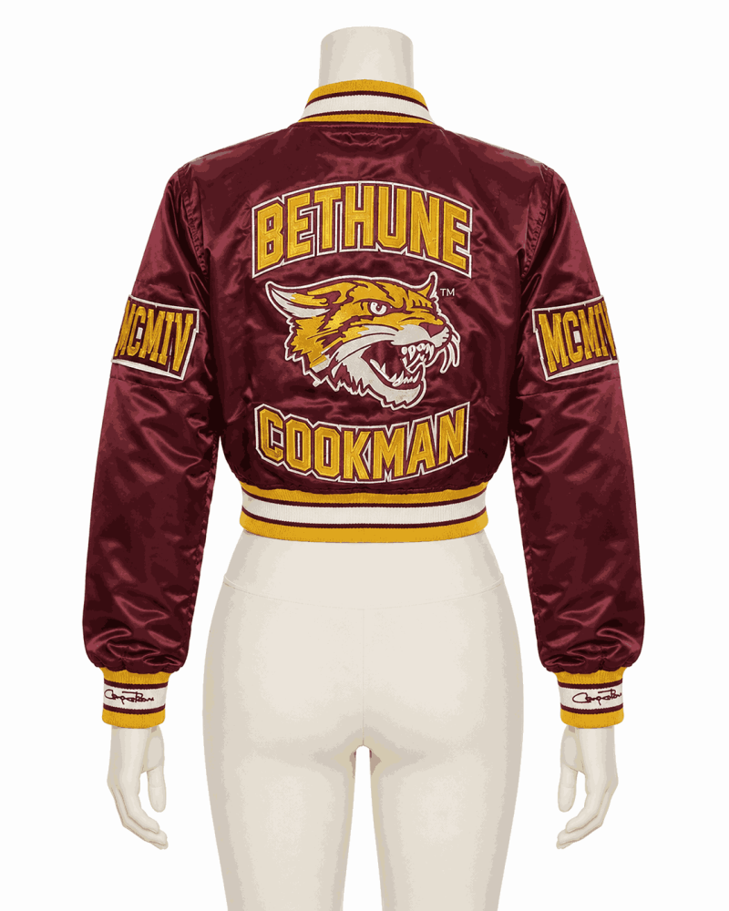 Women's Bethune Cookman University Style Satin Jacket