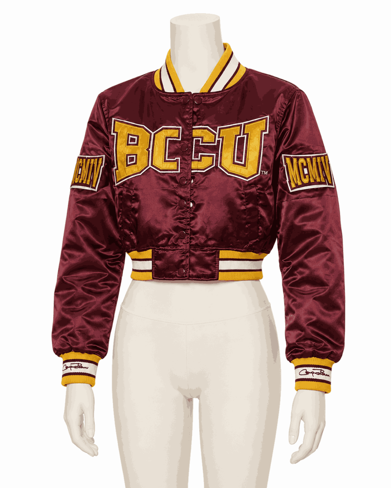 Women's Bethune Cookman University Style Satin Jacket