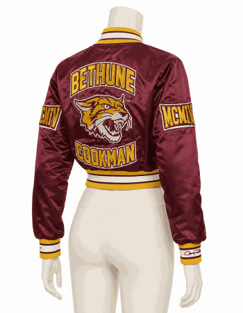 Women's Bethune Cookman University Style Satin Jacket